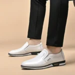 Leather Shoes for Men Designer Loafers High Quality Adult Moccasins Men Driving - Image 6