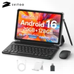 SVITOO Tablet For Kids 2026 Android 16 10.1 Inch Unisoc T7250 Octa-Core Processor 4GB Physical RAM