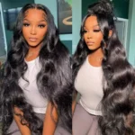 Body Wave Human Hair Wigs For Black Women 40 Inch Lace Front Human Hair - Image 3