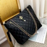 6 Colors Fashion Black Shoulder Bags for Women Large Shopper Bag Solid