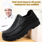 Men's chef shoes waterproof and oil-proof kitchen work shoes ultra-light non-slip
