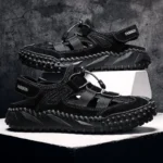 Summer Men Sandals Genuine Leather Mens Casual Shoes Outdoor Men Leather