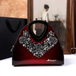 Fashionable diamond-encrusted dumpling bag handbag 2025 New style - Image 3