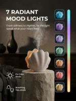 Essential Oil Diffuser 26OML, Shell Aroma Diffuser with Remote Control - Image 5