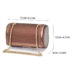 New Arrival Women Italian Shoes and Matching Bags Sets Decorated with Rhinestone - Image 2