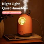 300ml USB Plug Cute Deer Humidifier Quiet Desktop Night Light Humidifier Portable - Image 6