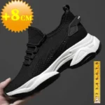 Increasing Men Sneakers Casual Heightening Shoes 8cm Height Increase - Image 4