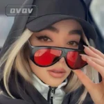 New Classic Thick Frame Oversized Sunglasses Women Men Fashion Luxury Big Frame - Image 5