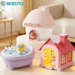 Cartoon Air Humidifier 300ml Mini Essential Oil Aroma Diffusers Colorful