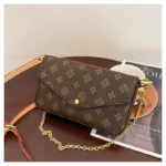 2026 New Women's Fashionable Monogram Chain Bag, Retro Versatile Envelope Bag - Image 6