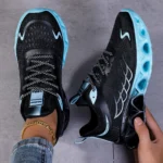 Women Gradient Mesh Running Sneakers, Breathable Hollow Shock Absorbing Blade Sole Athletic - Image 5