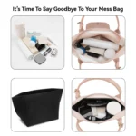 Felt Insert Bag Fits For Longchamp Handbag Liner Bag Felt Cloth Makeup Bag - Image 6