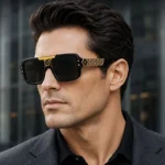 New Fashion Brand Luxury Designer 2026 Sunglasses Men Women Vintage Oversized - Image 3