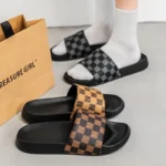 Summer Checkerboard Checkered Color-blocking Fashionable and Durable