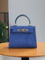 Fall/winter 2025 retro frosted crocodile pattern high-end fashion ladies bag temperament - Image 2