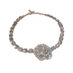 European Style Jewelry Sets for Women Diamond Flower Necklace Party - Image 5