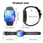New Lightweight Casual Running Smart Watch, SMS Alerts, Wireless Calling, Changeable Watch Faces - Image 3