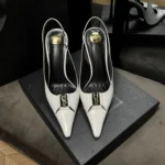 2025 New Summer Women's Sexy Mid-heel Pointed High Heels Women's Fashion