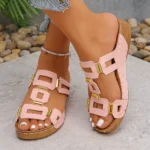 Large Size Roman Style Women's Sandals Open Toe Beach Slippers Summe