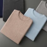 2025 Autumn/Winter New 100% Merino Wool O-neck Sleeveless Cashmere Vest Men - Image 5