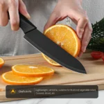 3/5pcs Kitchen knife set, high-grade black steel knife set Gift knife - Image 4