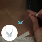 Zircon Moonstone Planet Necklaces for Women Girls Gold Color Fashion - Image 4