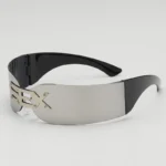 Cyberpunk Futuristic Rectangular Sunglasses Fashion Frameless Rimless Sun Sol Para Hombre
