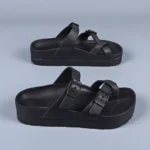 Women's Summer Shoes Soft Sole EVA Slippers Double Adjustable Buckles Platform - Image 3