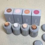 RHODE Cheek Blush Cream Blusher Stick Lip Gloss Phone Case For iPhone 15 16 17 Ribbon SALTY TAN Raspberry Espresso Lipstick INS - Image 6