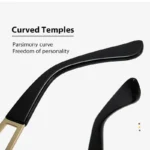 New Stylish Sunglasses with Oversized Frames, Trendy Metal Design - Image 5