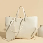 Stylish Clutch Mini Diaper Bag For Women Solid Color Leather Crossbody