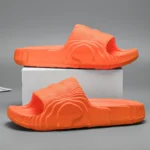 Man Fashion Sandals Solid Beach Slippers Summer Non Slip Sandals Soft Unisex Slides - Image 5