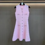 New Summer Women's Heavy-Duty Rhinestone Knitted Sleeveless Dress (Y2K) - Image 6