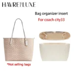 Bag Organizer Insert For Coach City33 Durable Waterproof Tote Bag Nylon Computer