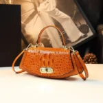 Women's saddle bag 2026, high-end leather small bag, new fashionable style - Image 3