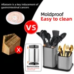 Knife Stand Holder For Kitchen Knife Stainless Steel Knife Holder Stand Cutlery Holder - Image 4