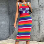 women's clothing autumn/winter new fashionable contrasting color Christmas