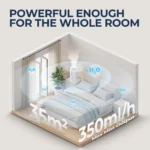 ROUNY Air Humidifier, 4L Large Capacity Ultrasonic Humidifier with Low Water Protection - Image 3