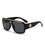 Fashion Brand Luxury Designer Sunglasses Men Women 2026 Oversized Vintage Punk Shades