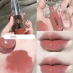KIKO 3D Double Headed Lipstick Transparent Mirror Lip Gloss Non Fading Oil Sexy - Image 2