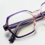 CLLOIO Ladies Trend Street Style Glasses Polygonal Gradual Change Frames Blue Light Filter Reading Glasses Customizable Myopia - Image 4