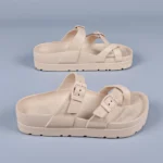 Women's Summer Shoes Soft Sole EVA Slippers Double Adjustable Buckles Platform - Image 4