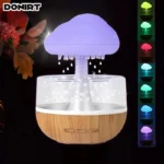 Rain Cloud Humidifier Rain Colorful Mushroom Cloud Raindrop Atmosphere Lamp