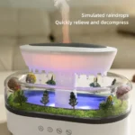 Aroma Humidifier Raindrop Air Humidifier Colorful Light White Noise Essemtial Oil Diffuser Home Ultrasonic Fragrance Diffuser - Image 3