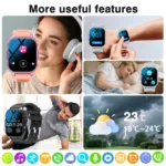 New Lightweight Casual Running Smart Watch, SMS Alerts, Wireless Calling, Changeable Watch Faces - Image 5