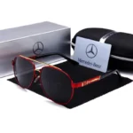 Men Driving Outing Sunglasses Metal Frame Glasses UV Protection Eyewear for Mercedes - Image 5