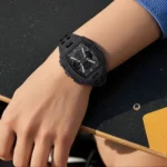 TOMI Sports Men Mecha Dual Display Watch, Analog Digital Dual Dial, Backlight - Image 4