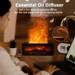 Air Aroma Humidifier Essential Oils Humidifier Flame Fragrance Diffuser Home - Image 6