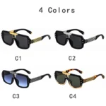 New Fashion Brand Luxury Designer 2026 Sunglasses Men Women Vintage Oversized - Image 5