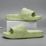 Man Fashion Sandals Solid Beach Slippers Summer Non Slip Sandals Soft Unisex Slides - Image 2